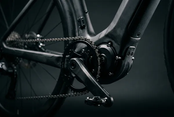 Integrated mid-drive motor and crankset